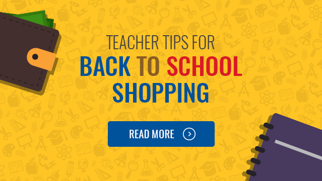 Teacher Tips For Back To School Shopping