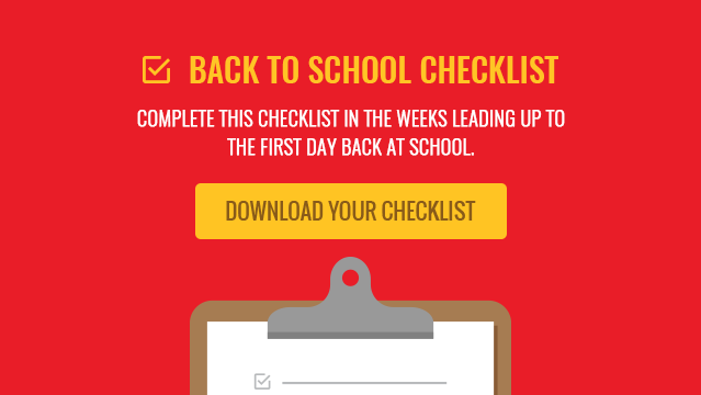 Back to School Checklist