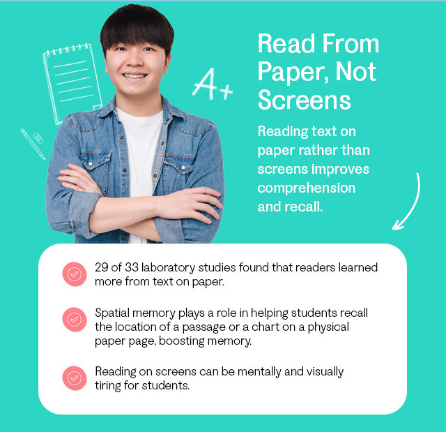Read From Paper Not Screens