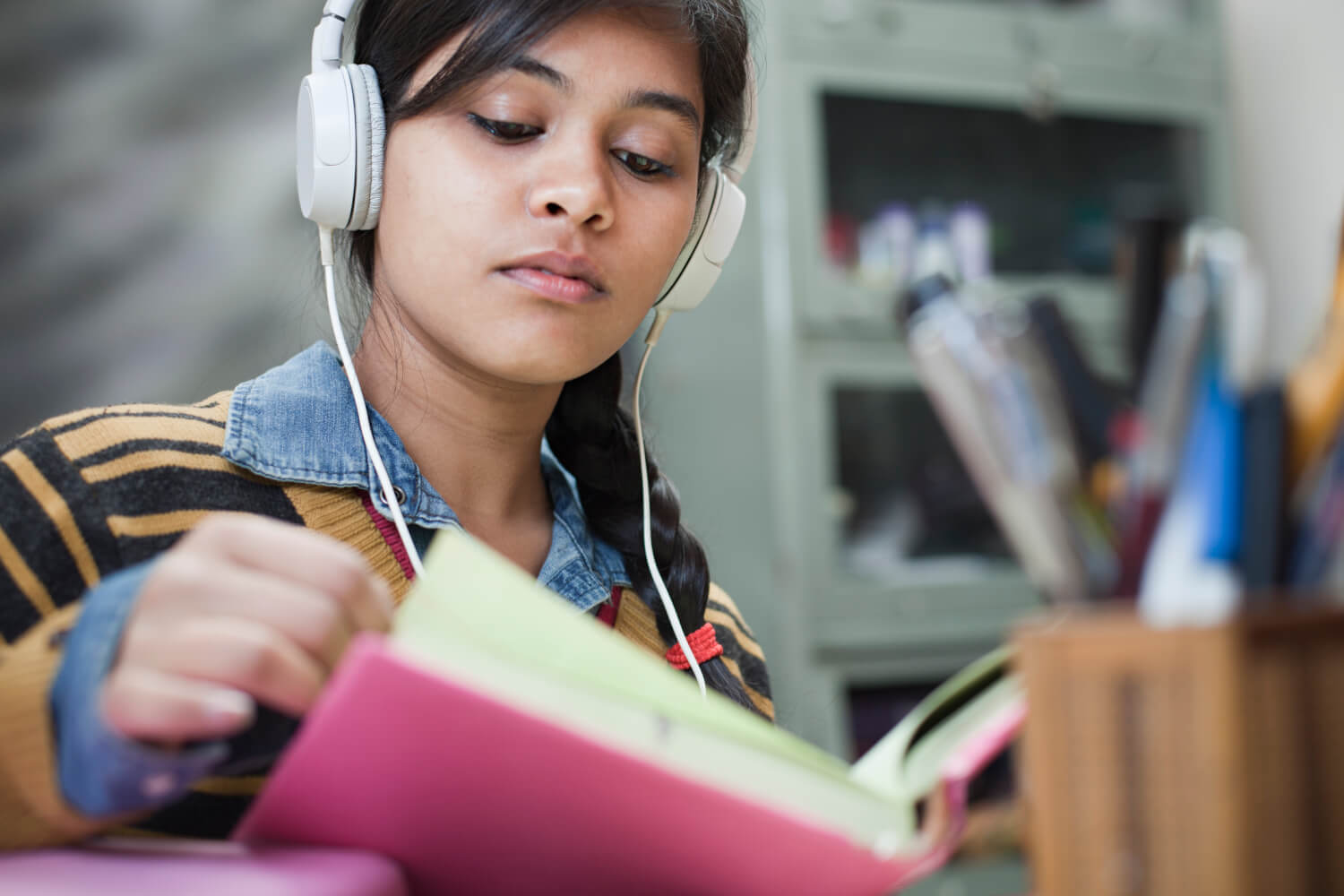 reading and listening